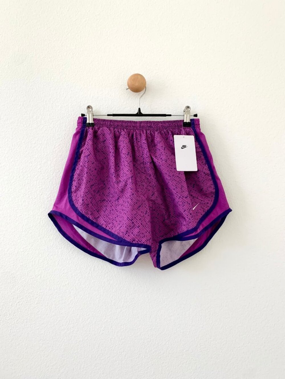 Nike Purple Running Athletic Sports Shorts US Medium